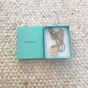 Return to Tiffany large heart necklace.